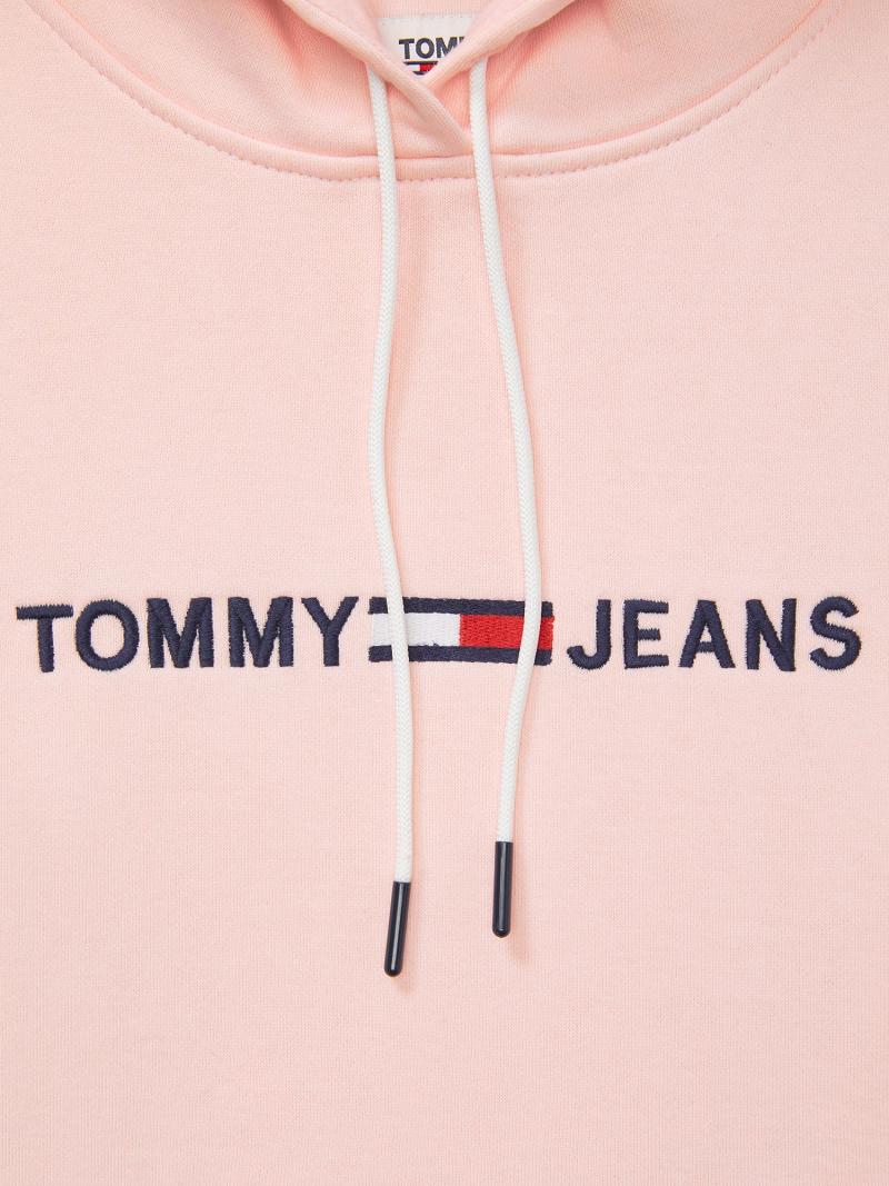 Női Tommy Hilfiger Logo Pulóverek Rózsaszín | HU 392AHK